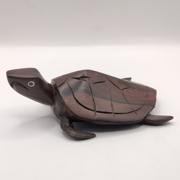 Hand Crafted Other - Handmade Carved Ironwood Sea Turtle - Vintage Hand Crafted Hand Carved - Mexico